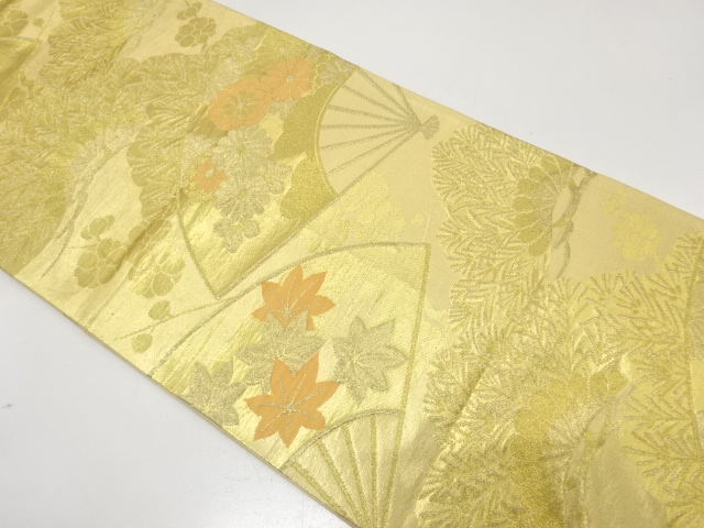 Japanese Kimono / Antique / Fukuro Obi Silk